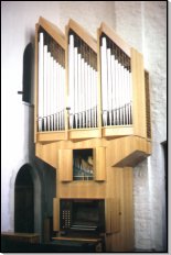 Die Orgel der Wallonerkirche in Magdeburg, zum Vergrößern anklicken